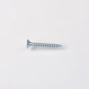 EECO Chipboard Screw 4X35mm 500 Pcs | Carbon Steel | Flat Head | Fully Threaded | Multi-Function Chipboard Screws