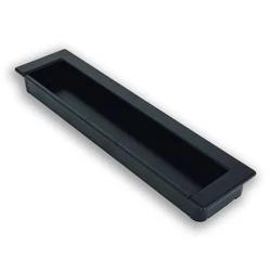 Archis Cabinet Handle | Black Colour Handle | Zinc Material | Glossy Finish | Rectangular Handle | Pull Push Cabinet Handle
