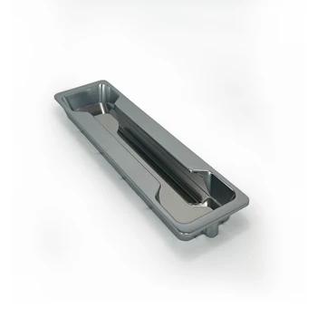 Archis Cabinet Handle | Silver Polished Handle | Stainless Steel Material | Oblong Handle | Cabinet Pull Push Handle