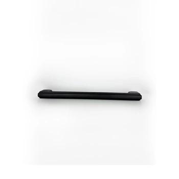 Archis Cabinet Handle | Black Zinc Handle | Curved Shape | Matte Finish | Oblong Pull-Push Handle for Modern Cabinets