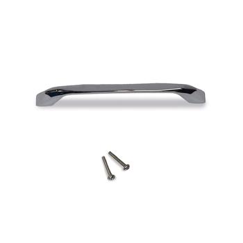 Atom Cabinet Handle 8 Inch | Chrome Plated Finish | Silver Zinc Handle | Rectangular Design for Cabinets & Doors