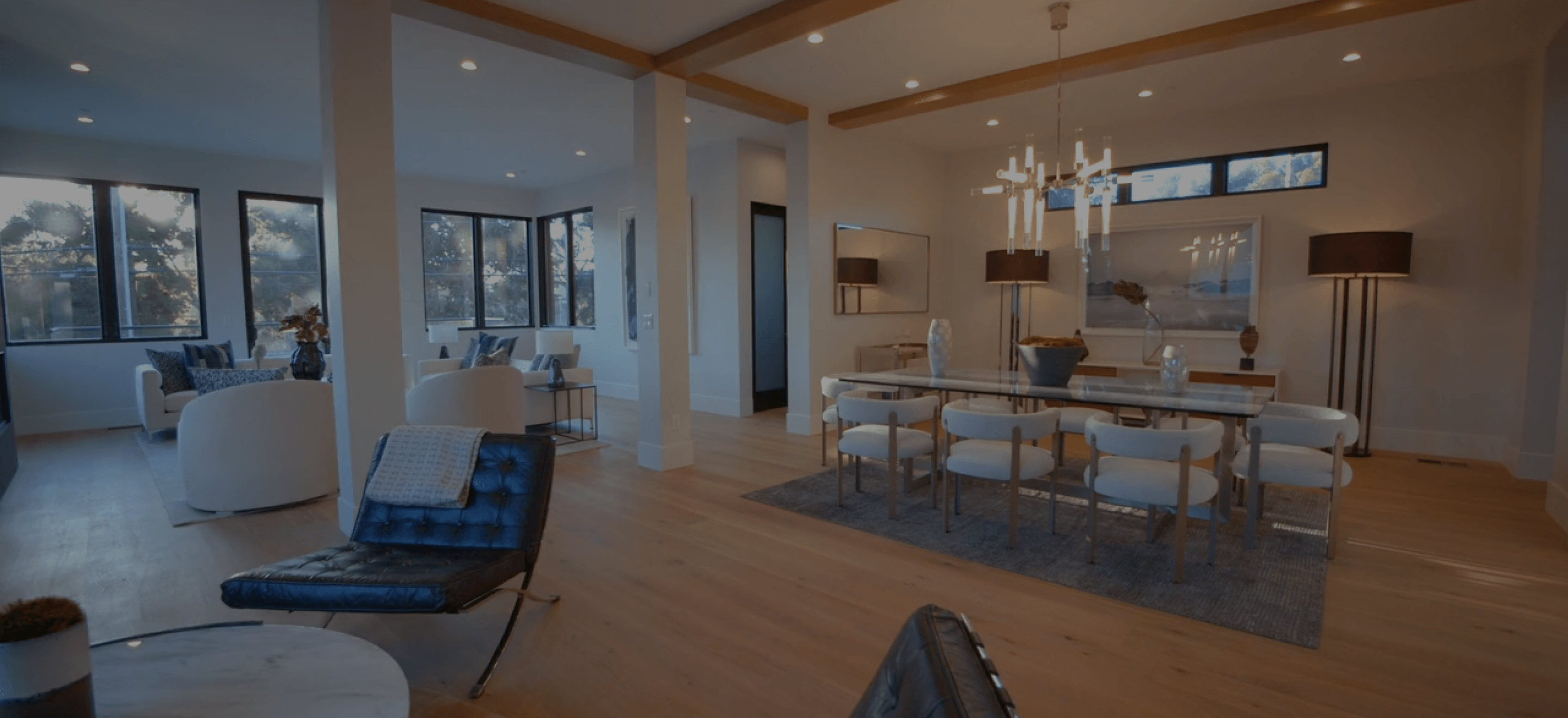 Beautiful modern home interior design showcasing elegant furniture and decor